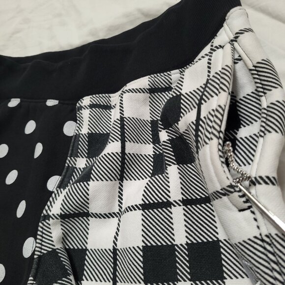 Champion Reverse Weave Sweatpants Joggers Pockets Black White Mixed Media Y2k - Picture 4 of 13